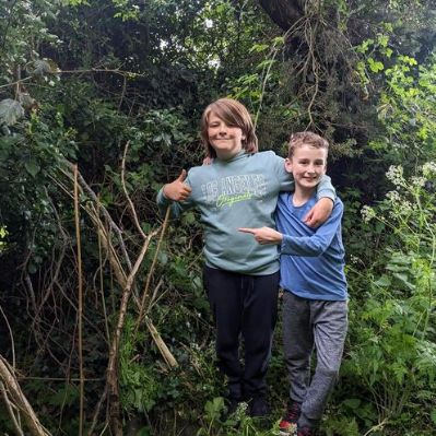 P7 Forest School - Animal Shelters - 16th May 2023