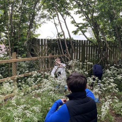 P7 Forest School - Den Building - 23rd May 2023